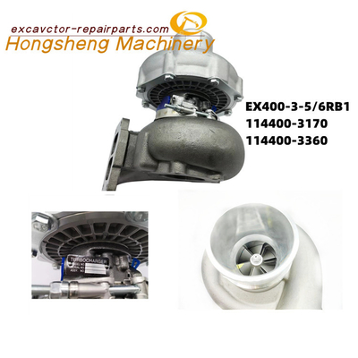 114400-3170 двигатель 6RB1 Хитачи EX400-3 EX400-5 турбонагнетателя экскаватора 114400-3360