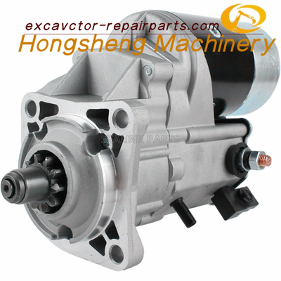 Мотор стартера 3044C CAT затяжелителя 12V 10T 2.7KW Backhoe 3054C C3.4 228000-1420